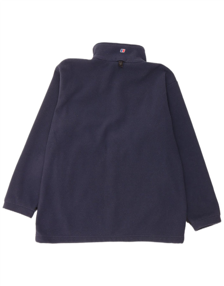 Jaqueta de lã feminina Berghaus UK 18 XL azul marinho poliéster