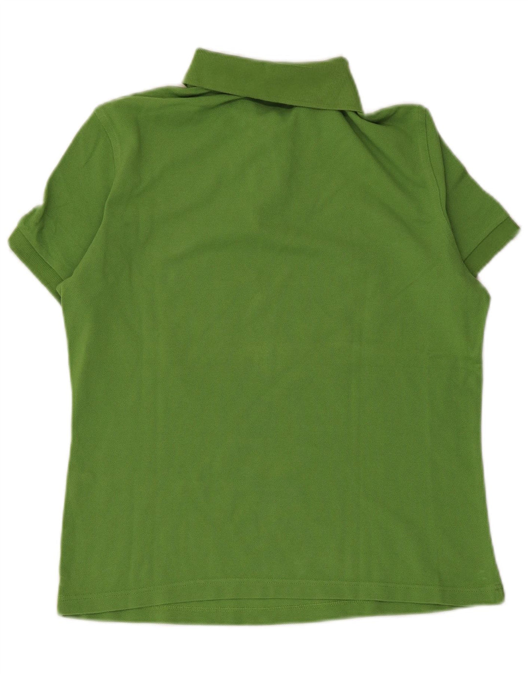 Camisa polo feminina BURBERRY UK 12 algodão verde médio