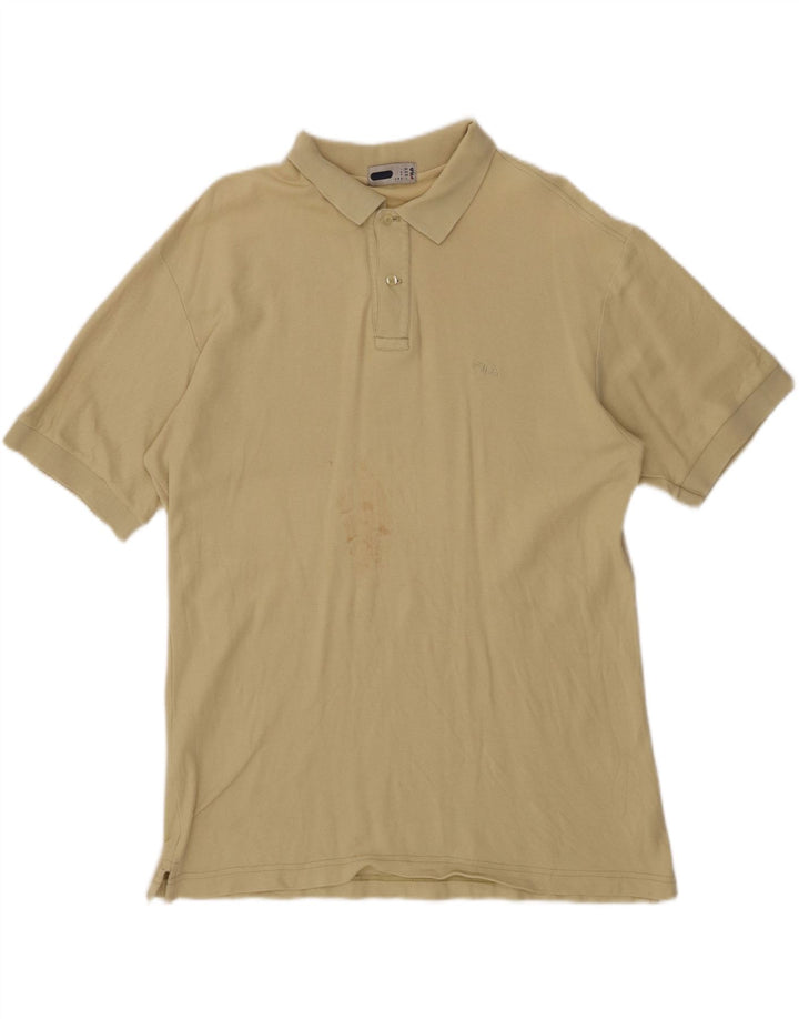 Camisa polo masculina FILA IT 54 XL bege