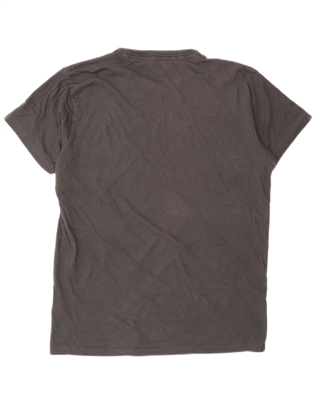 Camiseta gráfica masculina Jack & Jones algodão cinza médio