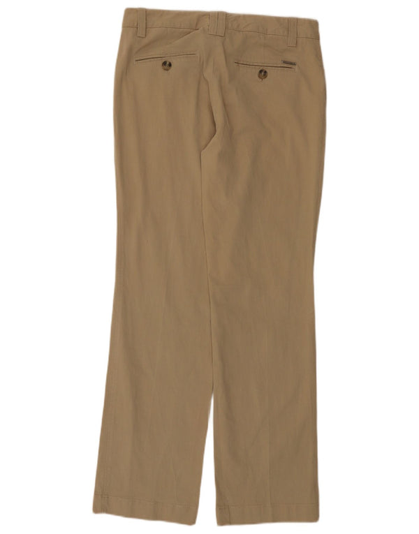 Calça casual feminina Massimo Dutti Bootcut UE 42 grande W32 L32 bege