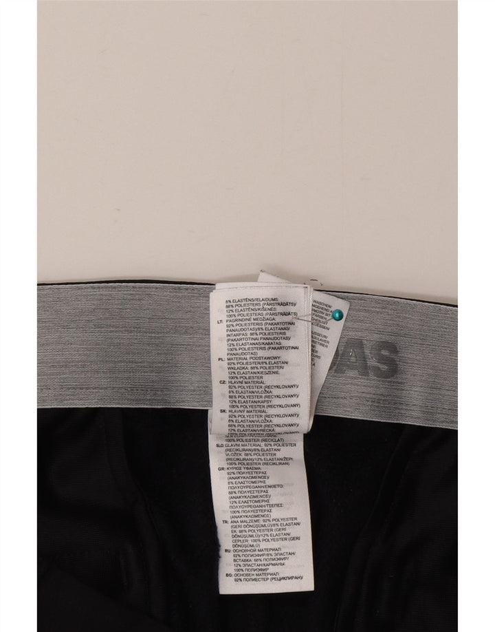 Adidas Mens Slim Chino Calças W34 L32 Poliéster Preto