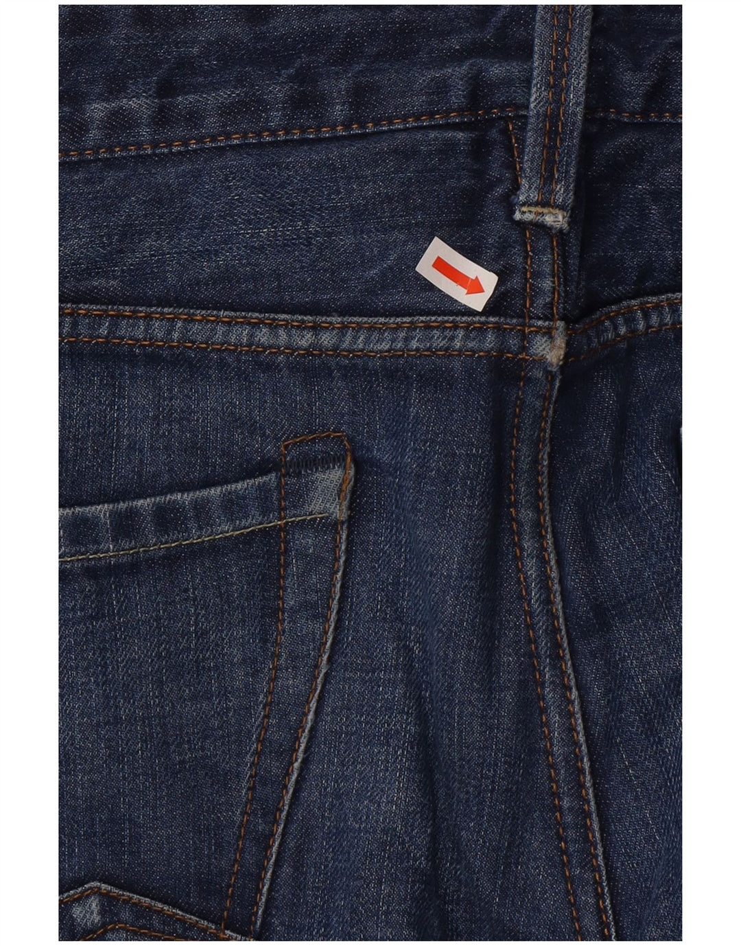 Replay Mens Straight Jeans W34 L32 Azul Algodão
