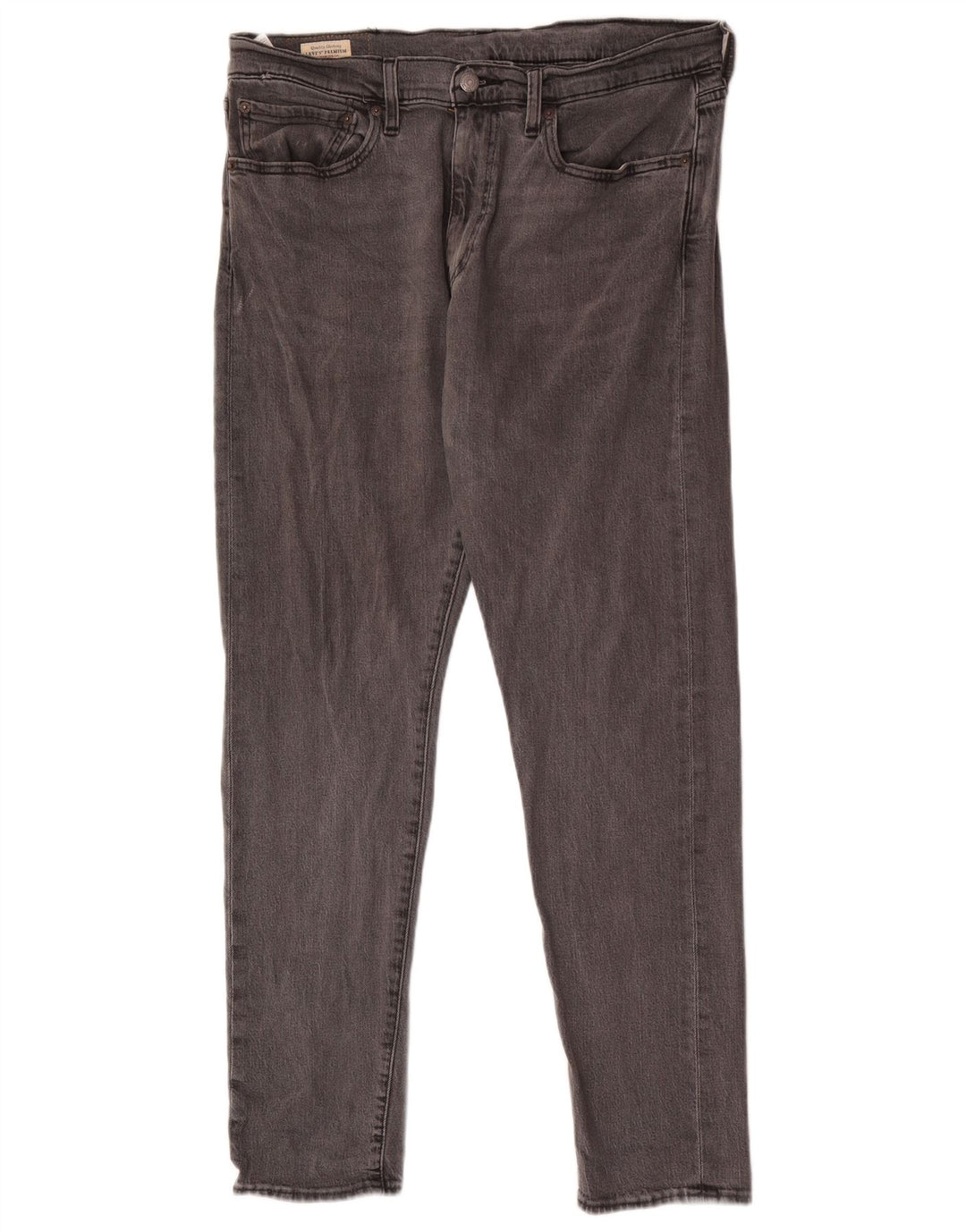 Calça jeans masculina Levi's 512 Slim Tapered W34 L32 cinza algodão