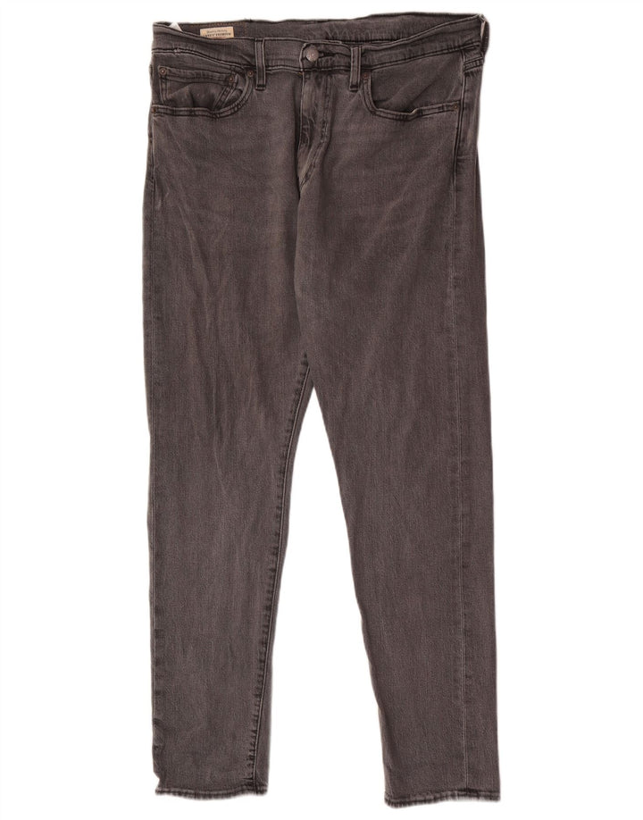 Calça jeans masculina Levi's 512 Slim Tapered W34 L32 cinza algodão