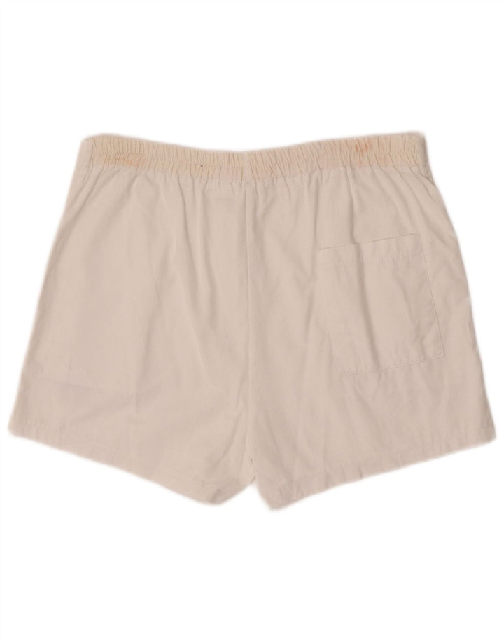 Cosmos Mens Chino Shorts W32 Médio Branco