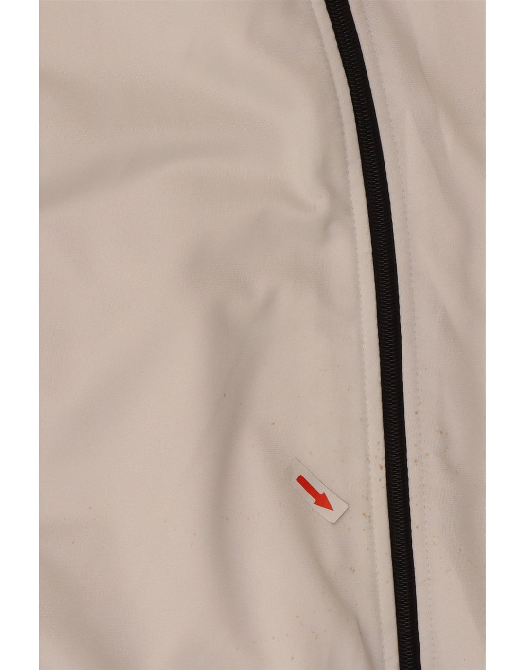 Jaqueta Asics Feminina Graphic Tracksuit UK 18 XL Branco Colorblock