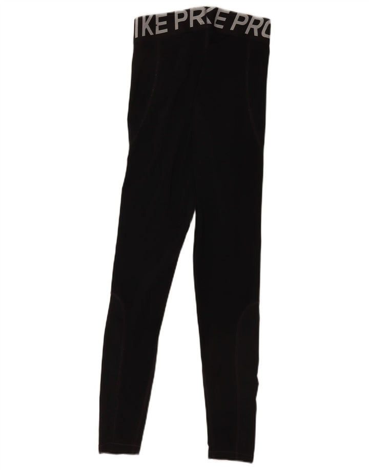 Leggings Nike Femininas Pequenas Poliéster Preto Preto