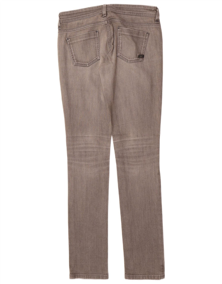 Jeans skinny feminino Massimo Dutti W28 L33 algodão cinza
