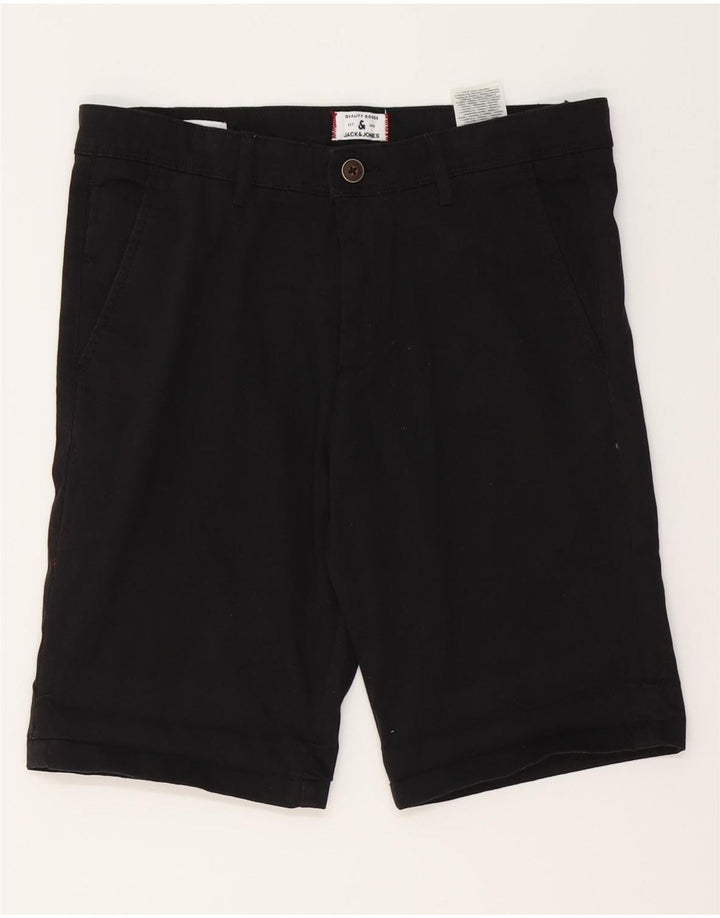 Shorts Chino Masculino Jack & Jones Pequeno W29 Algodão Preto