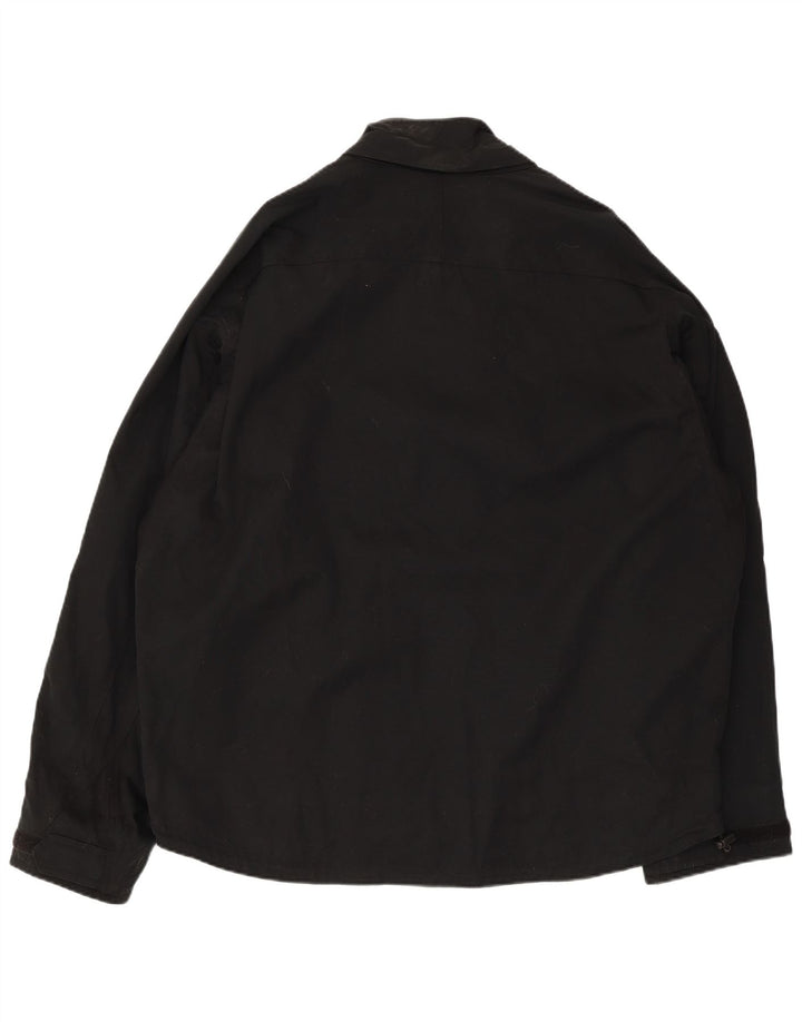 Jaqueta bomber masculina Levi's UK 42 XL algodão preto