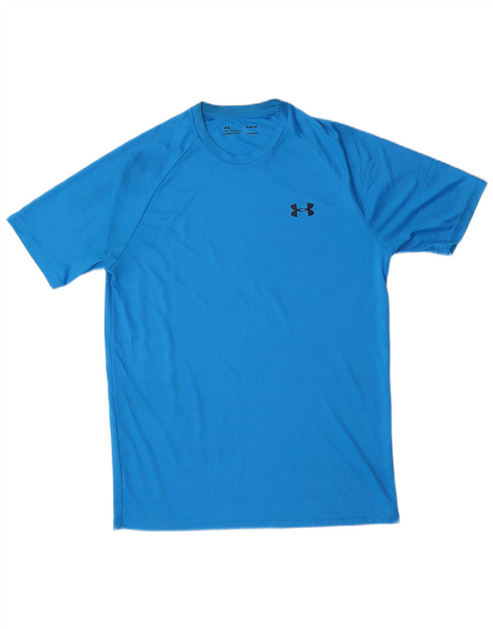 Camiseta masculina Under Armour manga curta regular azul médio