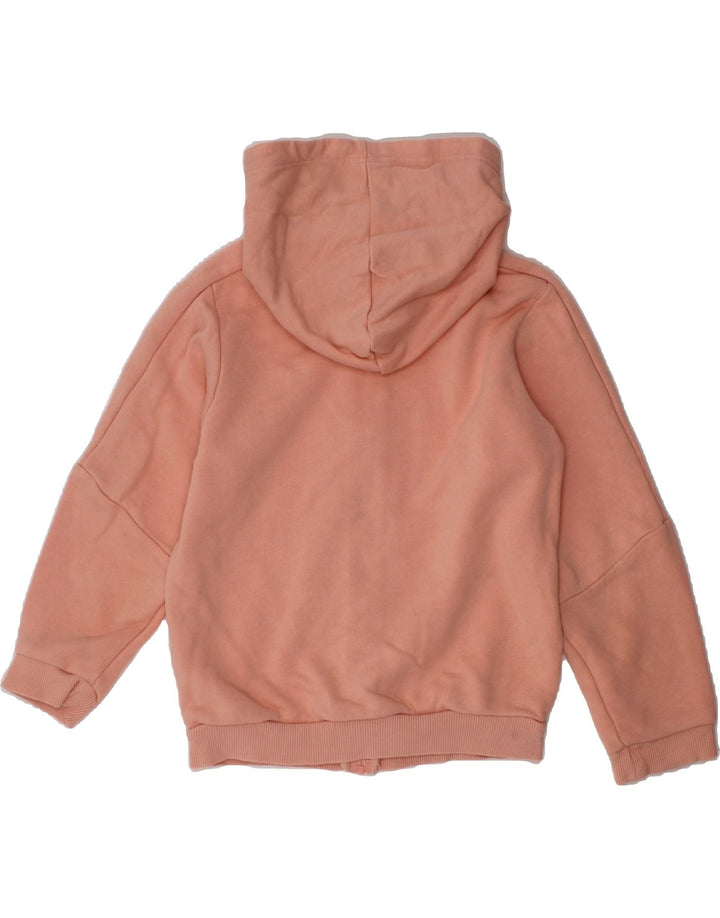 PUMA Girls Zip Hoodie Sweater 2-3 Years Pink Cotton Vintage Puma and Second-Hand Puma from Messina Hembry 