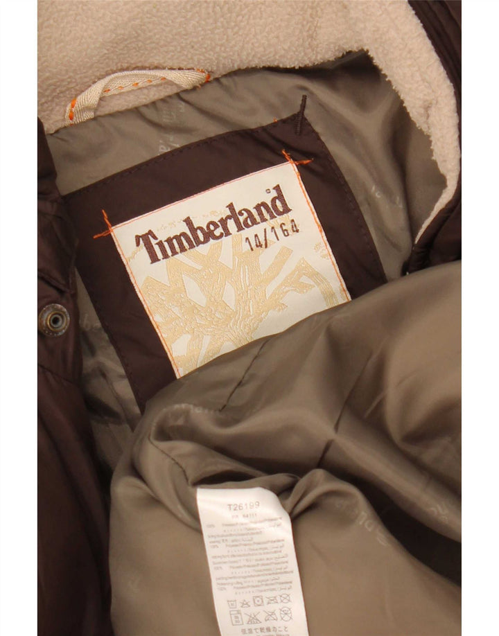 Casaco Timberland Menino Acolchoado 13-14 Anos Poliéster Castanho