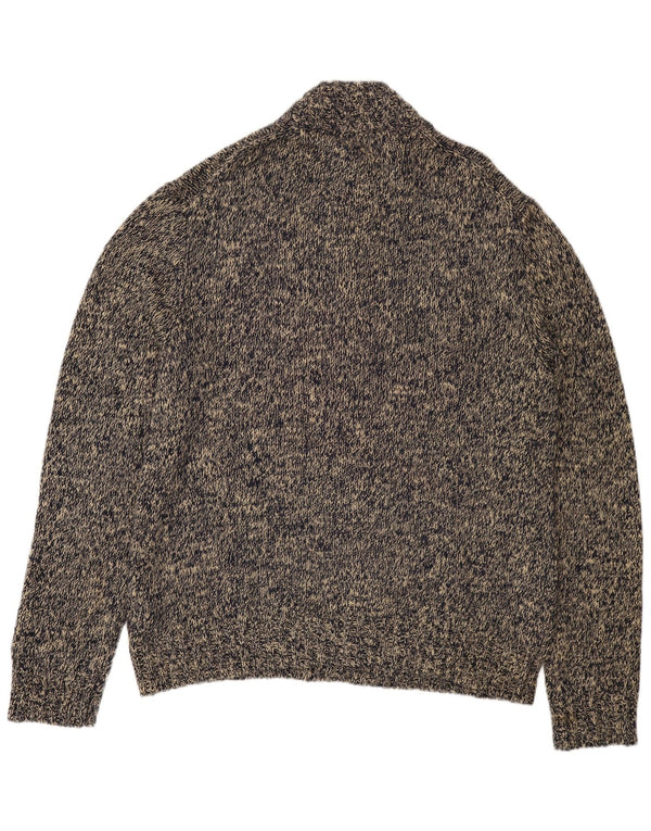 Suéter masculino POLO RALPH LAUREN com gola redonda e algodão manchado cinza 2XL