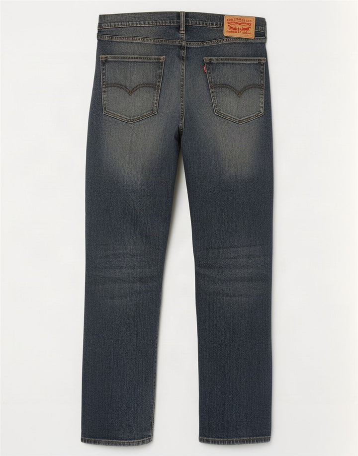 Levi's Masculino 514 Straight Jeans W36 L32 Azul Algodão