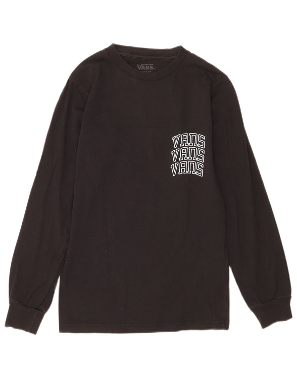 Vans Masculino Classic Fit Graphic Top Manga Longa XS Preto Algodão