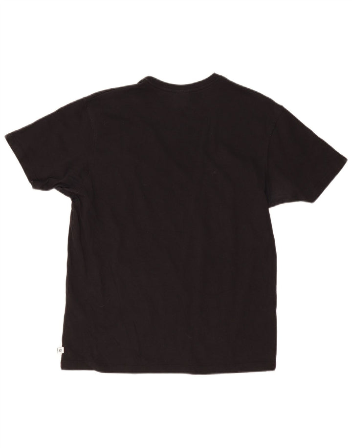 Camiseta masculina Russell Athletic de algodão preto médio