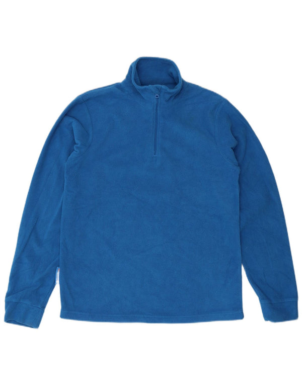 Suéter de lã Mountain Warehouse Boys com zíper e gola 12-13 anos azul esportivo