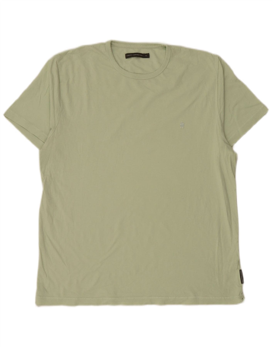 Camiseta masculina French Connection Top XL algodão verde