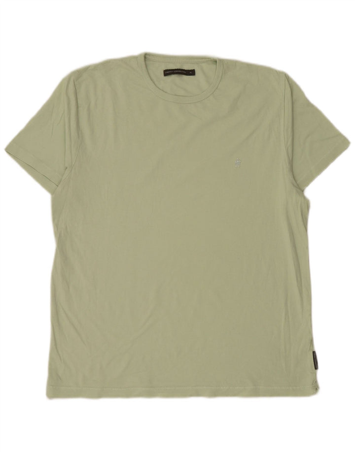 Camiseta masculina French Connection Top XL algodão verde