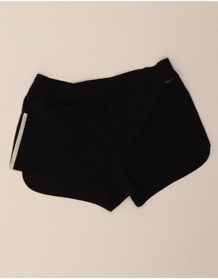Adidas Womens Climalite Sport Shorts UK 12/14 Médio Preto Poliéster