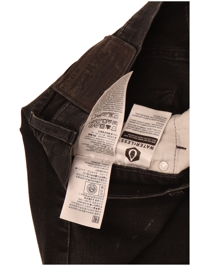 Calça jeans masculina Levi's 511 Slim Tapered W32 L34 algodão preto