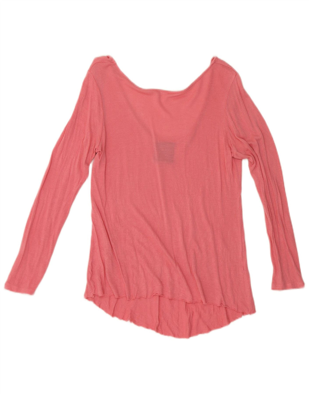 Zara Womens Crop Top Manga Longa Reino Unido 10 Pequeno Rosa