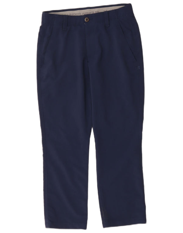 Calça Chino Masculina Under Armour Straight W30 L27 Azul Marinho Nylon