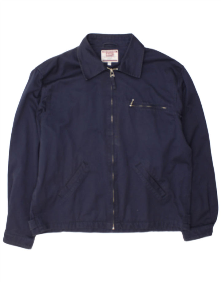 Jaqueta bomber masculina Rifle UK 42 2XL algodão azul marinho