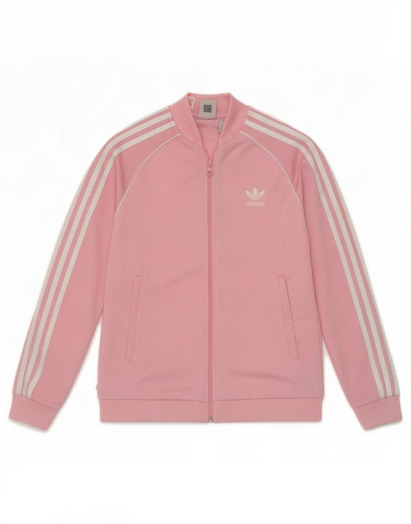 Jaqueta Adidas Meninas Treino Top 12-13 Anos Rosa Poliéster