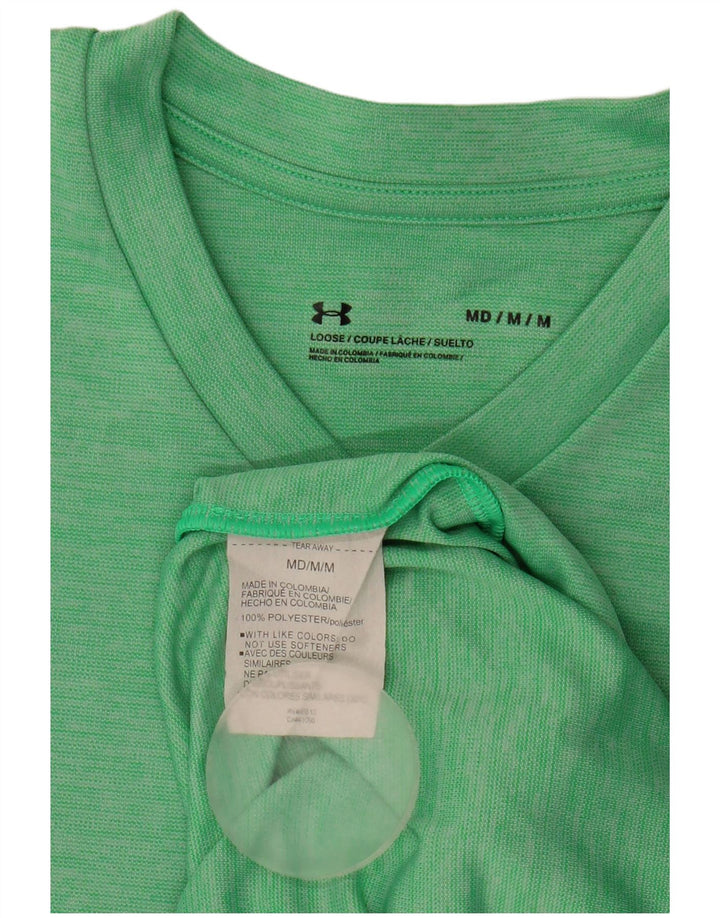 Camiseta masculina Under Armour Top poliéster verde médio