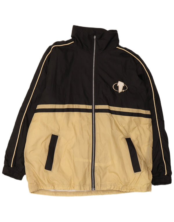 FREEMAN T. PORTER Jaqueta masculina de agasalho gráfico XL bege Colourblock