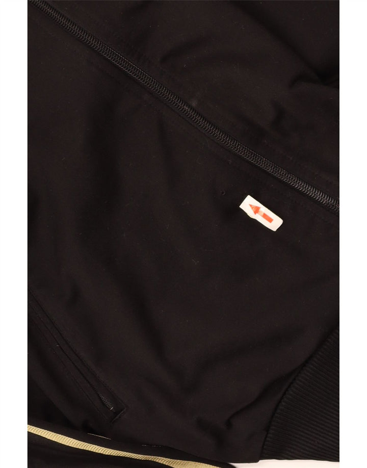 ADIDAS Mens Tracksuit Top Jacket Pequeno Poliéster Preto