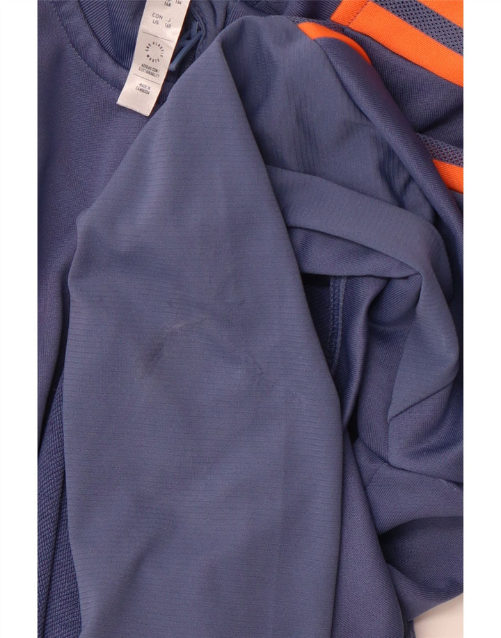 ADIDAS Boys Manchester United Pullover Treino Top 13-14 Anos Azul