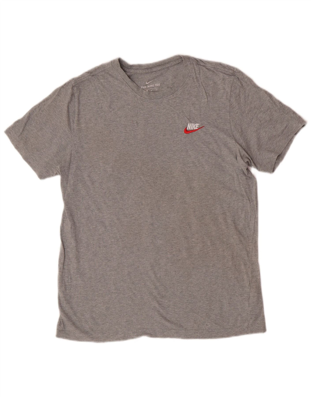 Camiseta masculina Nike Top cinza médio algodão
