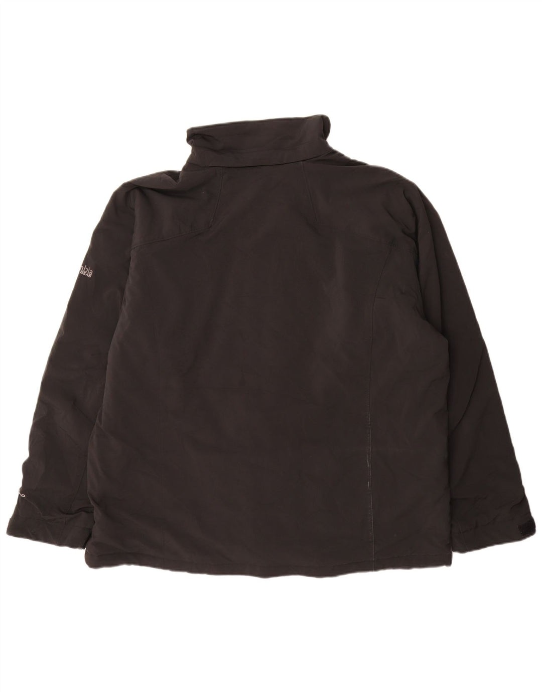 Jaqueta corta-vento masculina Columbia UK 42 XL poliéster preto