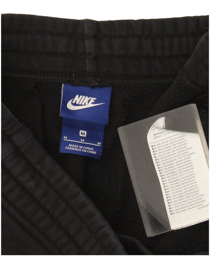 Nike Mens Treino Calças Joggers Médio Algodão Preto