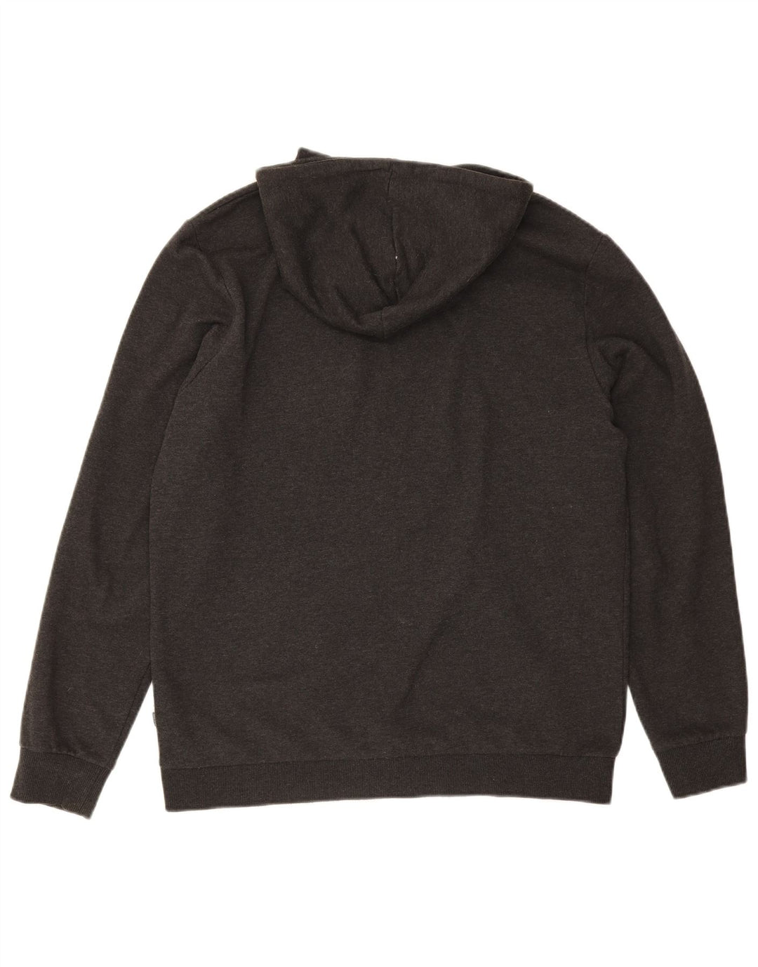 PUMA Mens Graphic Hoodie Jumper Grande Algodão Cinza