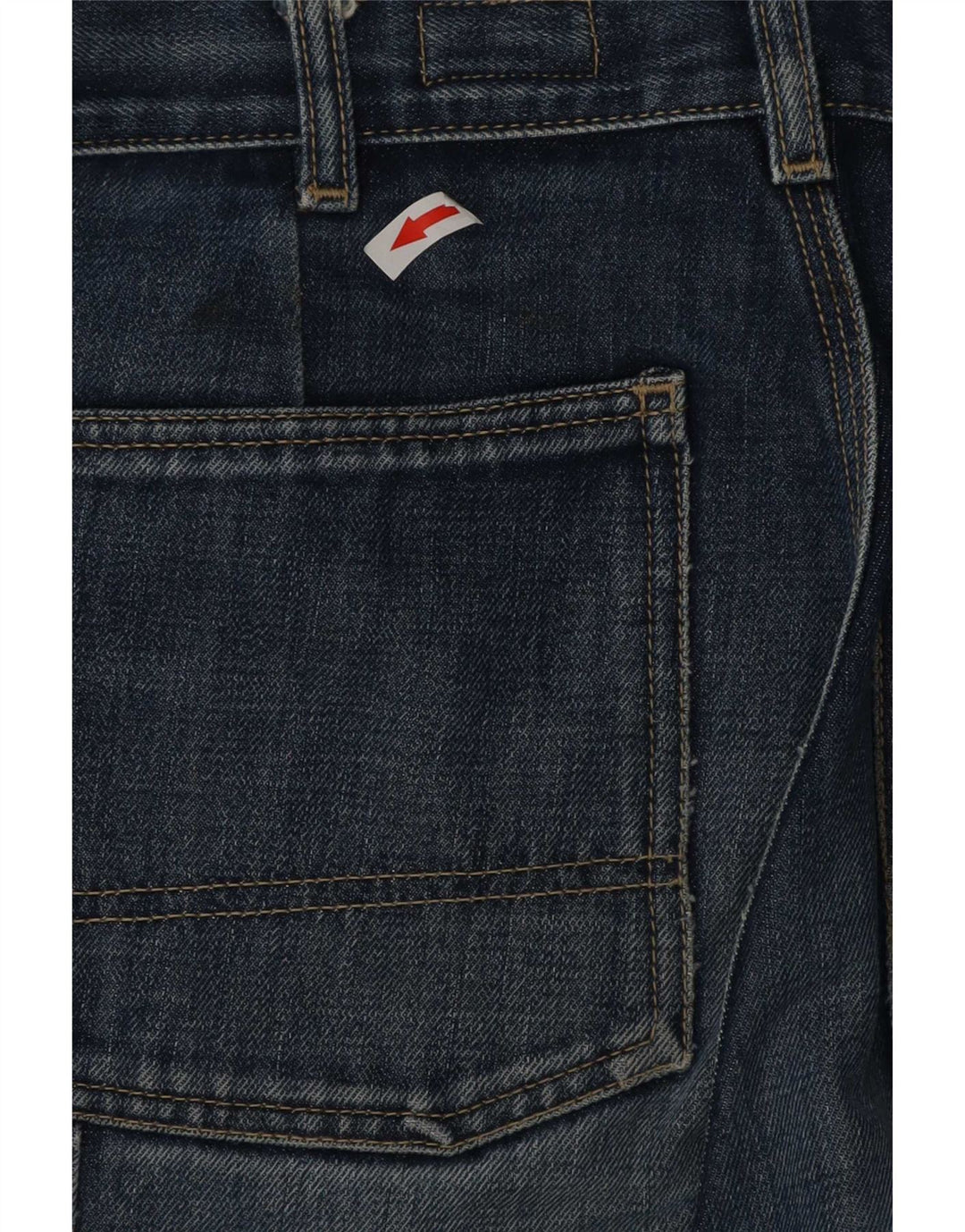 Gas Mens Straight Jeans W29 L33 Azul Algodão