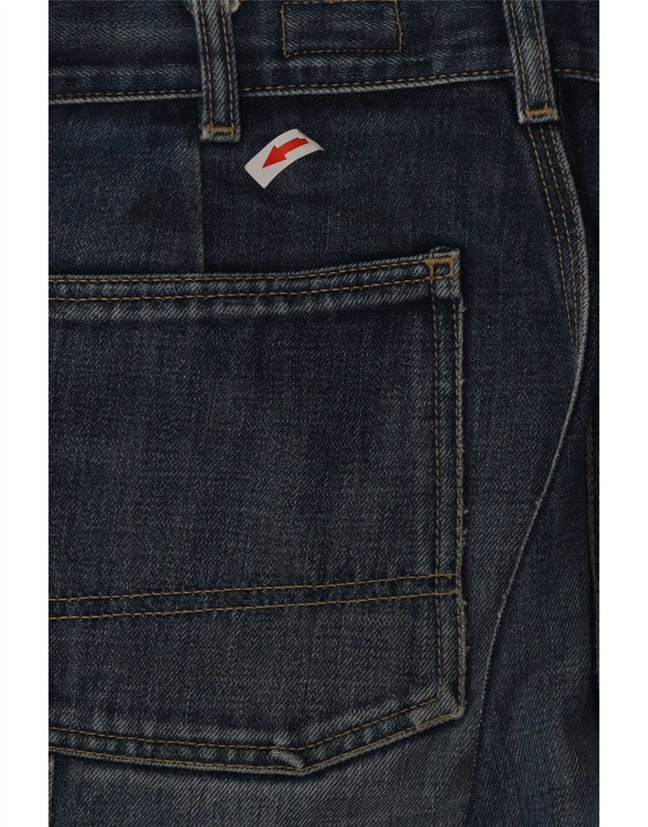 Gas Mens Straight Jeans W29 L33 Azul Algodão