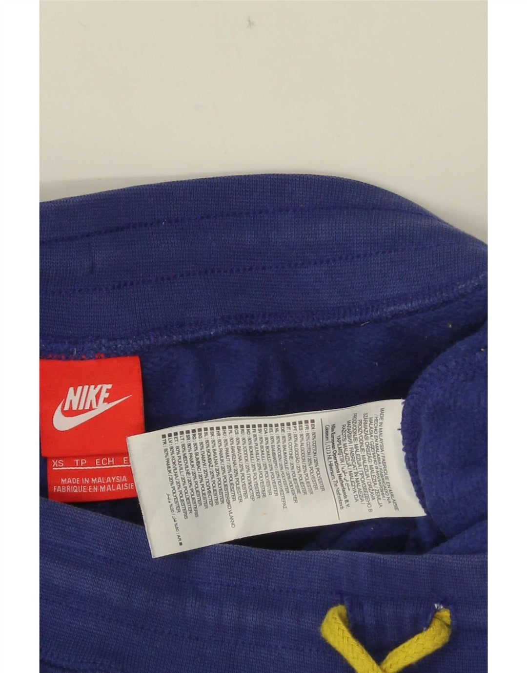 Calça de treino masculina Nike Joggers XS azul algodão