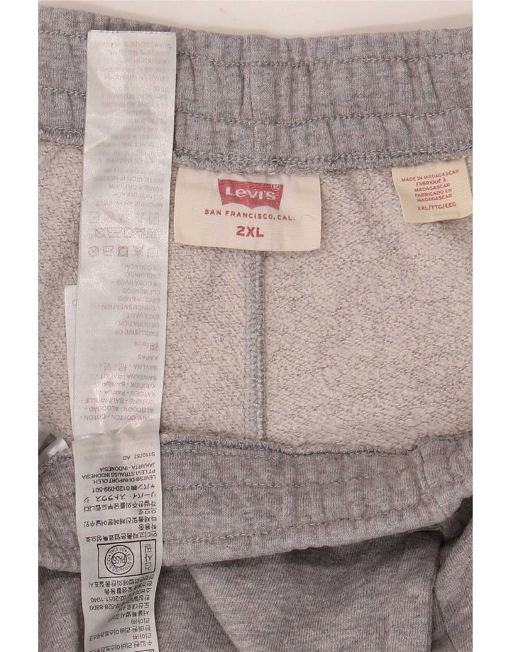 Calça de treino masculina Levi's Joggers 2XL algodão cinza