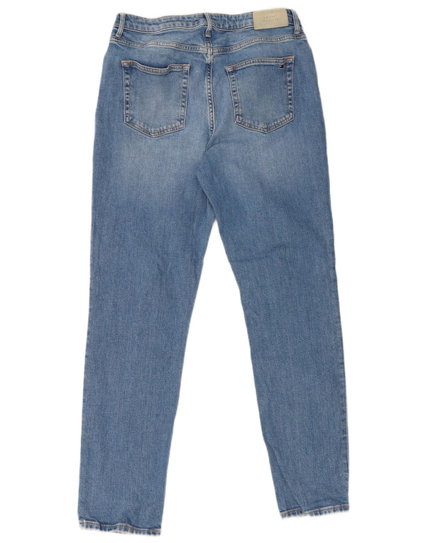 Tommy Hilfiger Masculino Slim Jeans W31 L30 Azul Algodão