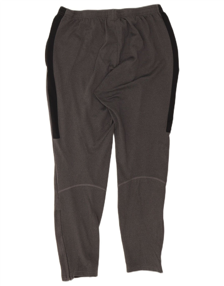 Calça de treino Nike masculina Dri Fit pequena cinza poliéster