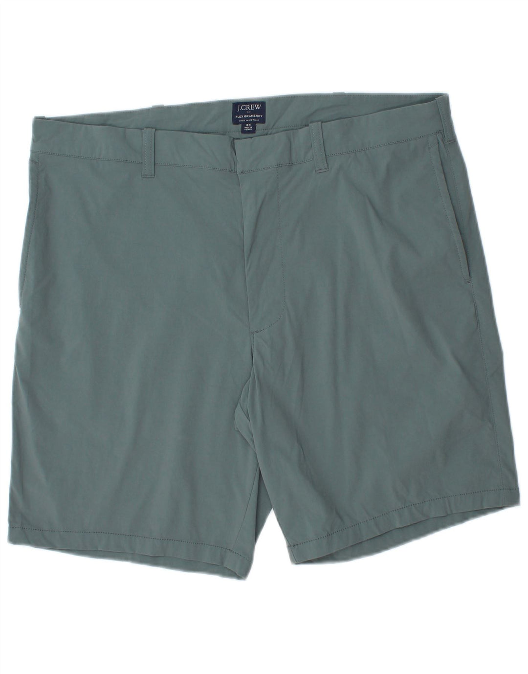 J. Crew Masculino Gramercy Chino Shorts W36 Grande Cinza Nylon