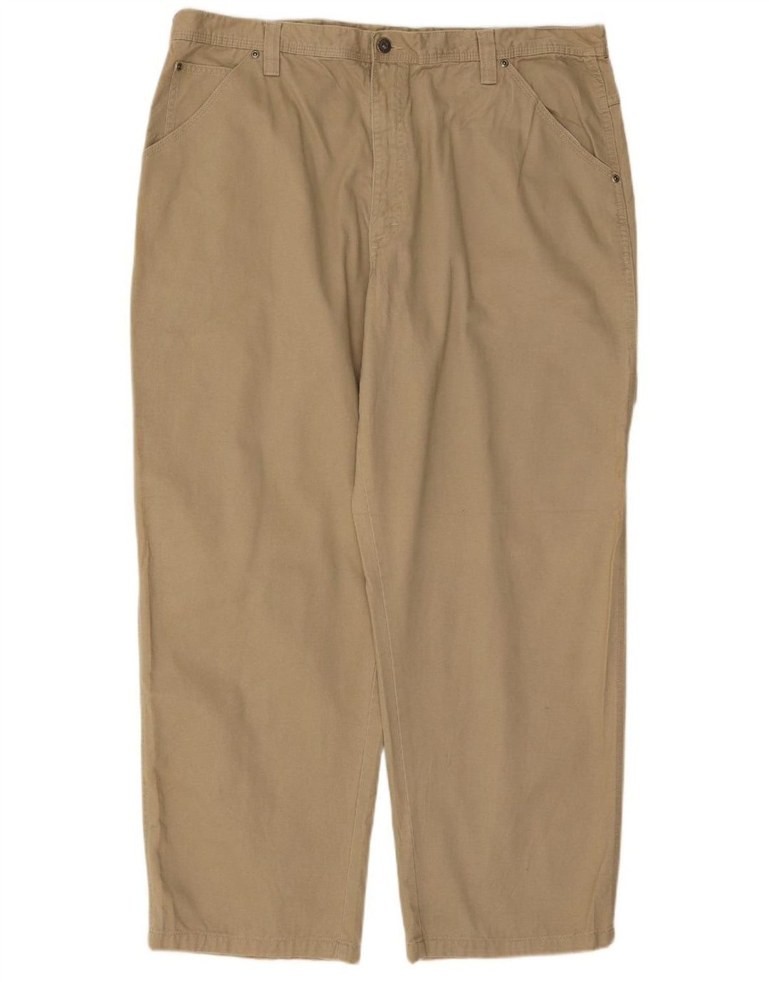 Calça cargo masculina reta WRANGLER W40 L30 algodão bege