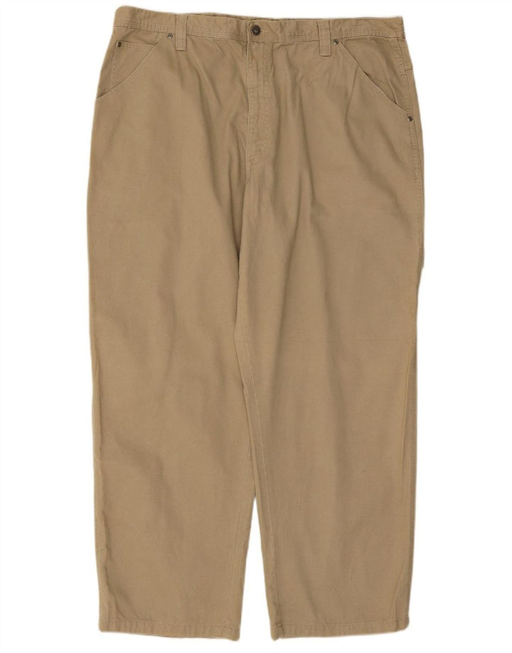 Calça cargo masculina reta WRANGLER W40 L30 algodão bege