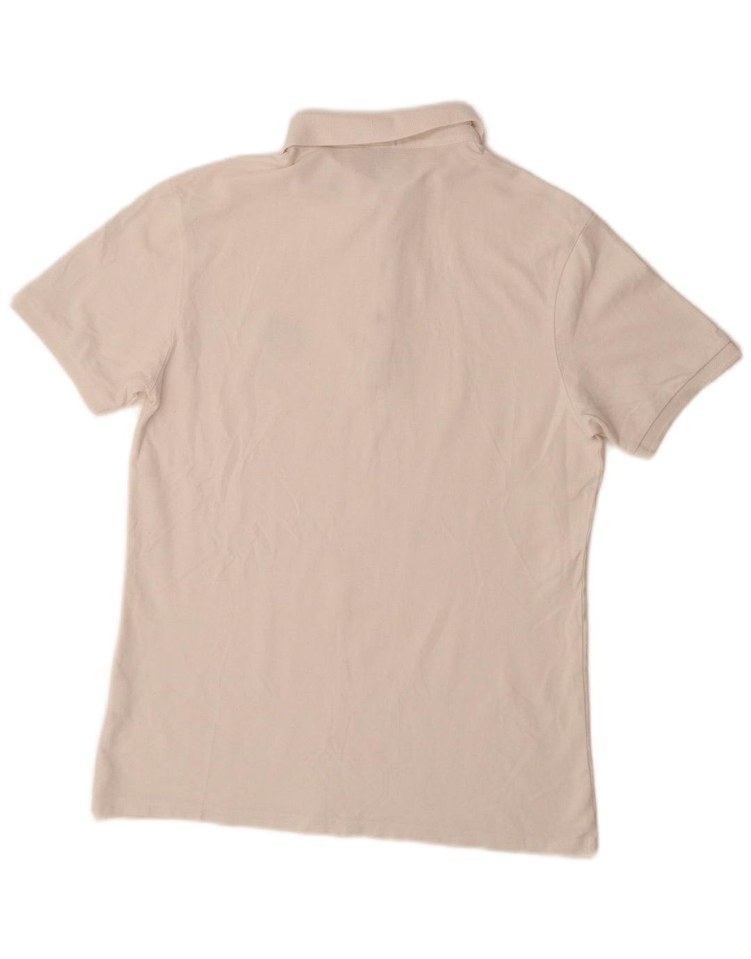 HUGO BOSS Camisa polo masculina slim fit grande algodão branco