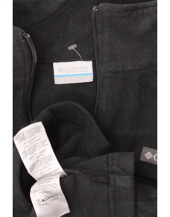 Columbia Womens Fleece Gilet UK 16 Grande Poliéster Preto